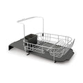 KitchenAid Satin Wire Expandable Dish Rack, 23.18-Inch, Gray