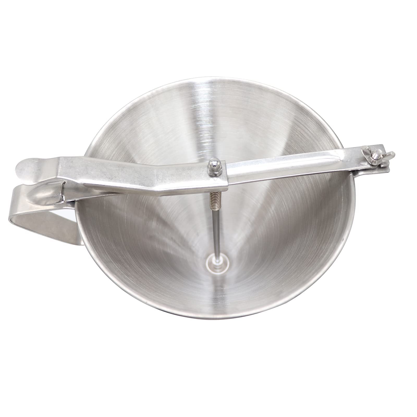 Confectionery Funnel Stainless Steel with Stand and 3 Nozzles, Commercial Grade Cake Decorating Tool Bakery Use, Precise Dispensing and Filling