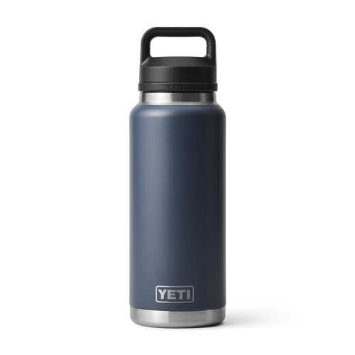 YETI Rambler 36 oz Bottle, Vacuum Insulated, Stainless Steel with Chug Cap, Navy