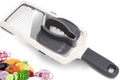 Mandoline Slicer for Kitchen, Adjustable Stainless Steel Blade, Vegetable Slicers, Slicer Vegetable Cutter with NO-slip Grip, Gray
