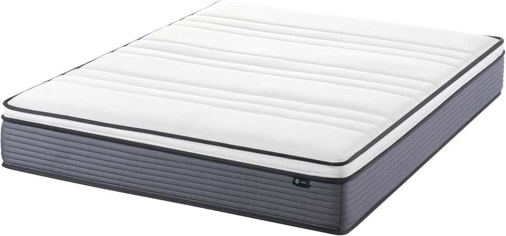 ZINUS 10 Inch True Support Hybrid Mattress - Queen Size, Medium Feel, Fiberglass Free, Motion Isolation