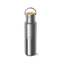 Klean Kanteen Rise Reflect Insulated Water Bottle - Reusable Water Bottle for Quick Hydration - Vacuum Insulation - Dishwasher-Safe - Bamboo Cap - Stainless Steel - 12 oz