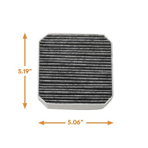 Filter-Monster – Replacement Filter with 2 Coconut Carbon Pre-Filters, Set of 3 – Compatible with Molekule PECO for Molekule Air Purifier
