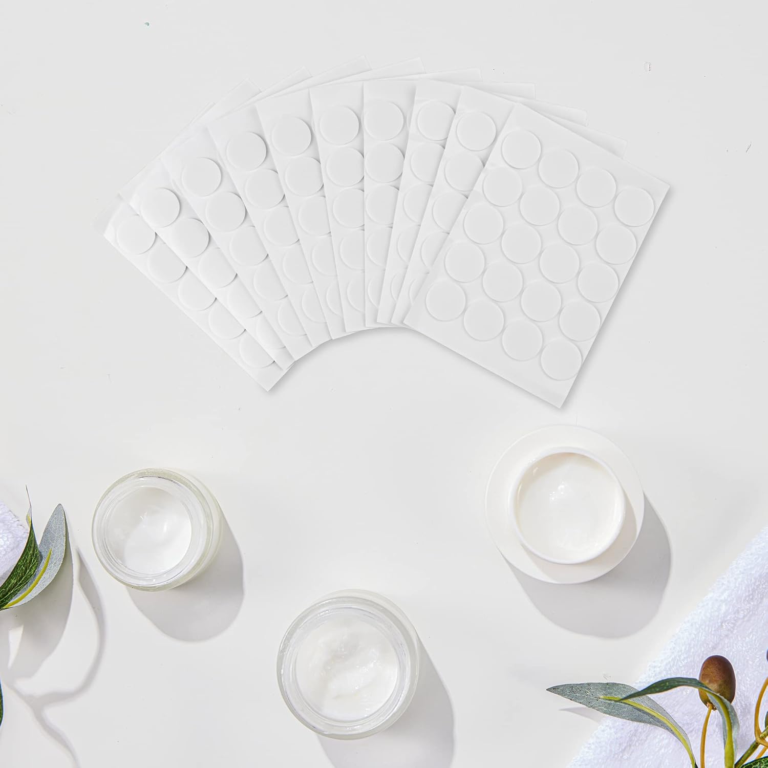 Skiennix Candle Wick Stickers - Heat-Resistant Double-Sided Adhesive for Candle Making | 200 PCS