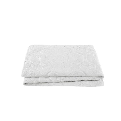 VCNY Home King Size 3-Piece Beach Bedding Set | Reversible Quilt & Matching Shams | Soft & Breathable | Wrinkle Resistant | Lightweight for Year Round Comfort | Coastal Room Decor | Shore White