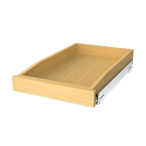 Wooden Pull out Cabinet Organizer 26" W x 21" D x 3.35" H, Heavy Duty Slide Out Drawers Pull-Out Home Organizers for Kitchen Cabinets