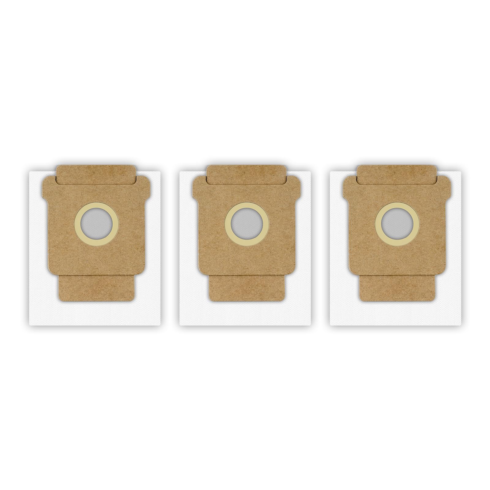 (3 Pack) Roomba 104 Dust Bags for iRobot Roomba 104, 105 Vac, 105 Combo, Plus 405 Combo, Plus 505 Combo, Max 705 Vac, Vacuum 2 Essential Q0520 Robot Vacuum Bags, Disposal Bag Accessories