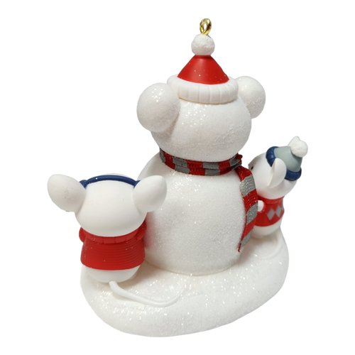 Hallmark 2022 Merry Mice Building a Snowman Special Edition Ornament