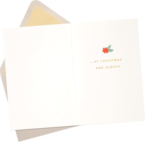 Hallmark Signature Christmas Card - Heartfelt Family Message | Perfect for Holiday Gifting