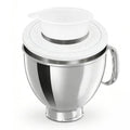 5 Quart Stainless Steel Mixing Bowl With Handle and Lid - Compatible with KitchenAid 4.5-5 QT Tilt-Head Stand Mixers (Classic & Artisan Series), Replacement Bowl for Models K45, K45SS, KSM150, KSM75