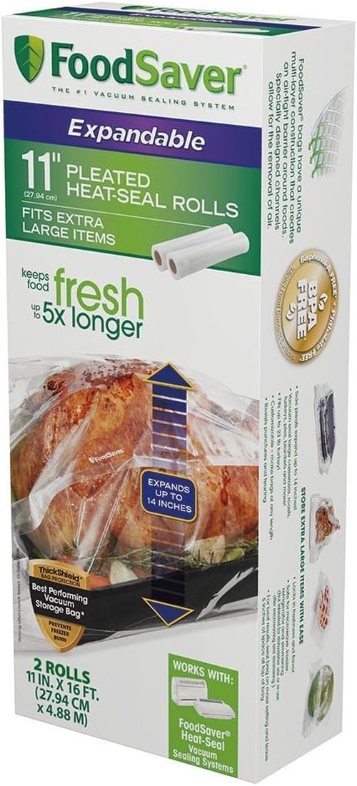FoodSaver Vacuum Sealer Bags - Extra Large Size for Maximum Freshness and Preservation