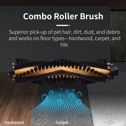 neutop Brush Rollers Replacement Compatible with Ecovacs Deebot N79S N79 DN622 DN622.11 DN622.31 N79W N79se and Deebot 500 DC3G Robotic Vacuum Cleaners, 3-Pack.