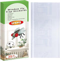 35XL Pack Window Fly Trap - Effective Indoor Fruit Fly Traps with Clear Sticky Strips
