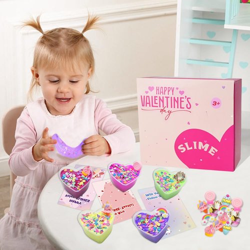 28 Pack Butter Slime Kit, DIY Stress Relief Slimes Pre Filled Easter Egg Surprise Toys for Basket Stuffers Egg Hunt Party Favors Goodie Bag