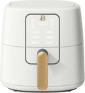 Drew Barrymore 6 Qt Air Fryer - Touchscreen with TurboCrisp Technology & EverGood Ceramic Nonstick (White)