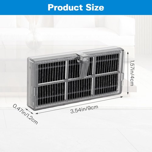 L40 Ultra Replacement HEPA Filters is compatible with Dreame X40 Ultra/L10s Pro Ultra Heat/X30 Ultra/L10s Ultra Gen 2/Mova P50 Ultra/P50 Pro Ultra/P10 Pro Ultra Robot Vacuum Filter（6 Pack）