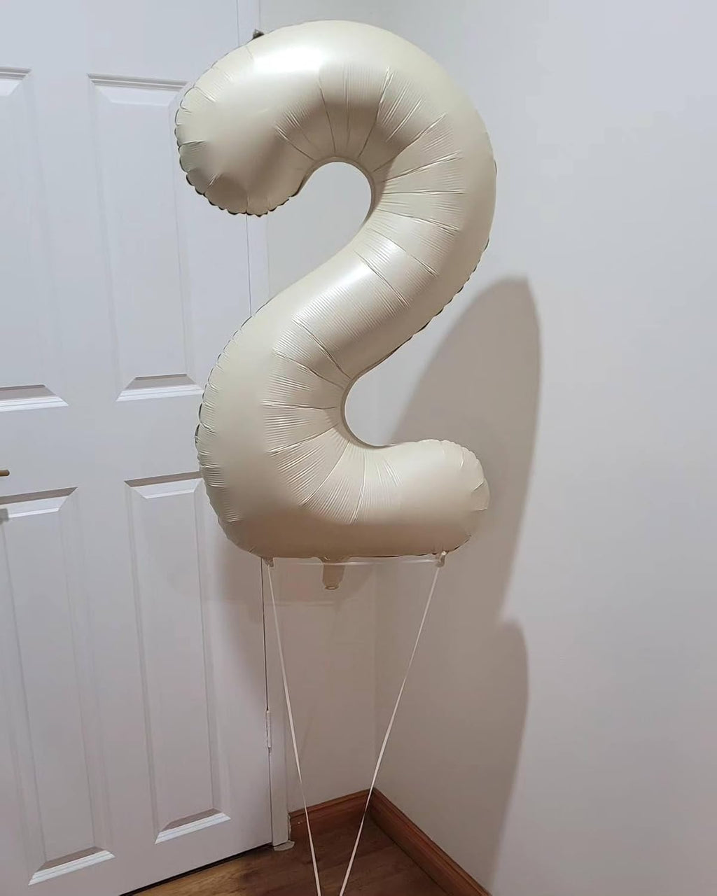 Number Balloons 40 Inch - Cream 0 Birthday Decorations | Elegant Party Supplies for All Ages