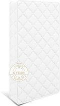 CertiPUR-US Medium Firm Mattress - High Density Foam, Edge Reinforced, Odorless | Standard Size, Pure White
