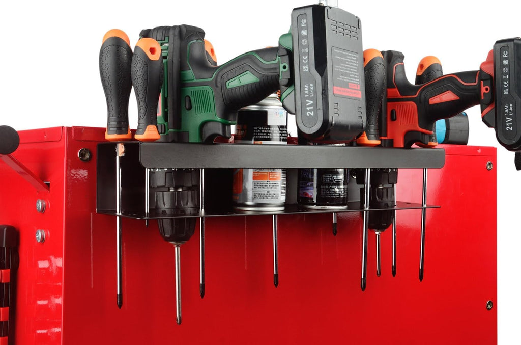 ULIBERMAGNET Magnetic Spray Can Holder - Heavy Duty Tool Organizer Rack for Garage | Wall Mount Metal Design