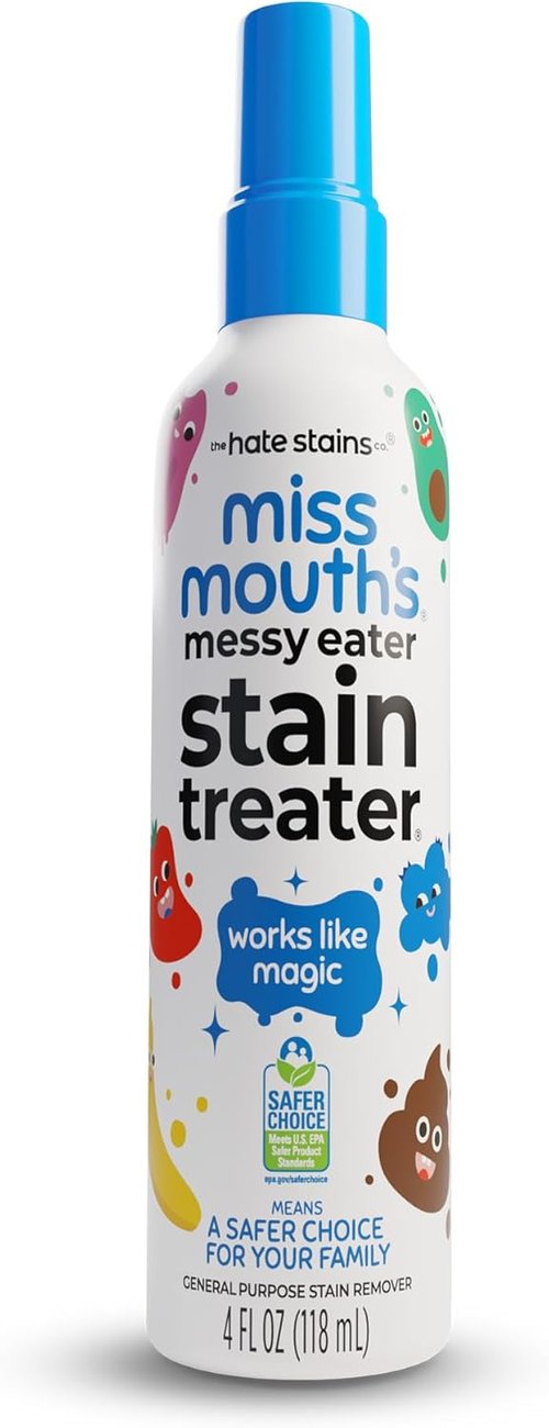 Miss Mouth's Messy Eater Stain Treater Spray - 4oz Stain Remover for Newborns & Babies | No Dry Cleaning Needed