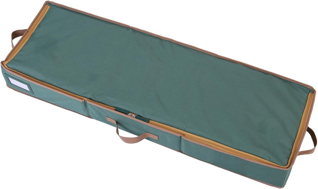 Sattiyrch Wrapping Paper Storage - Durable 600D Canvas Holder for Up to 20 Rolls | 42W x 14D x 5H (Green)