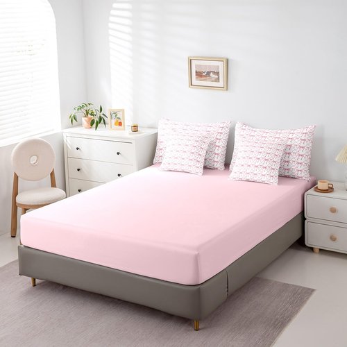 Erosebridal Pink Bow Queen Comforter Set for Kids Teen Women,Cute Ribbon Bowknot Bed in A Bag with Sheetss for Girls Kawaii Watercolor Bow Tie Bedding Set 7 Pieces,Pink White Princess Bowknot Bed Set