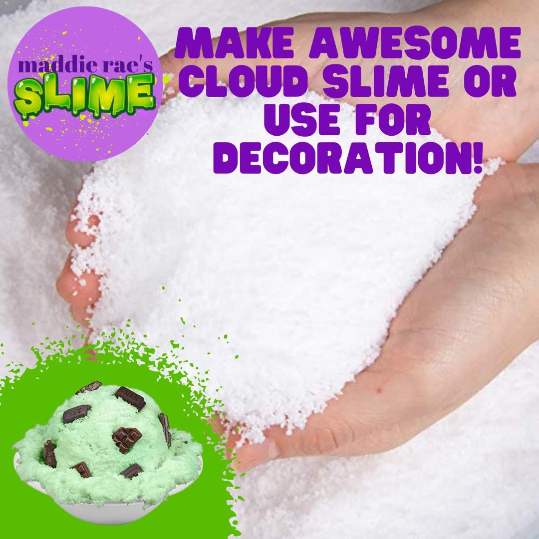SCS Direct Instant Snow XL Pack - Create 5 Gallons of Safe, Non-Toxic Fake Snow | Perfect for DIY Crafts & Holiday Fun