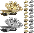 Garneck Vintage Christmas Tree Candle Clips - 20 Metal Holders for Taper Candles | Flower Shape Design