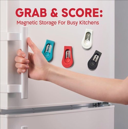 KneadAce Bread Lame Dough Scoring Tool - Upgraded Magnetic Design with 5 Razor Blades & Patterns Booklet