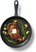 Flambo 12 Inch Cast Iron Skillet - Pre-Seasoned Non-Stick Frying Pan for Grilling & Baking | Versatile Use on Oven, Stove, or Campfire