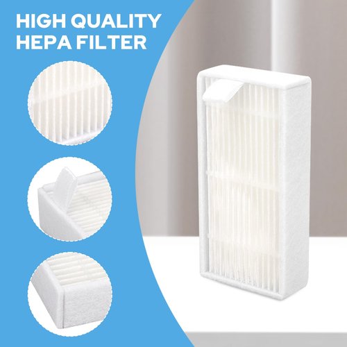 Filters Replacement for ILIFE V3s V3s pro V5 V5s V5s Pro V5s Pro 2 V5s Plus Noisz S5 Robotic Vacuum Cleaner - HEPA Vacuum Filter - 12 Pack