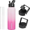 BJPKPK 40oz Stainless Steel Insulated Water Bottle - BPA-Free, Leakproof Thermos for Sports & Gym, Sakura