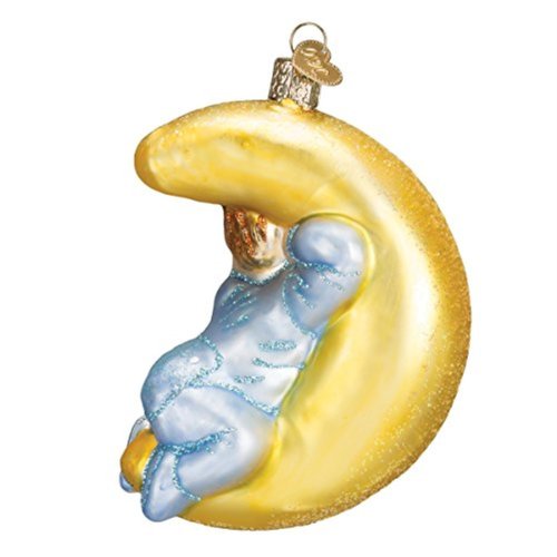Old World Christmas Ornaments Dreamtime Boy Glass Blown Ornaments for Christmas Tree