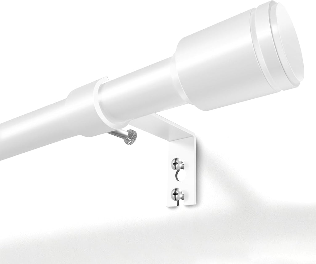 Adjustable 5/8” Diameter Curtain Rods by [Brand Name] | 30-120 Inch for Windows with Brackets
