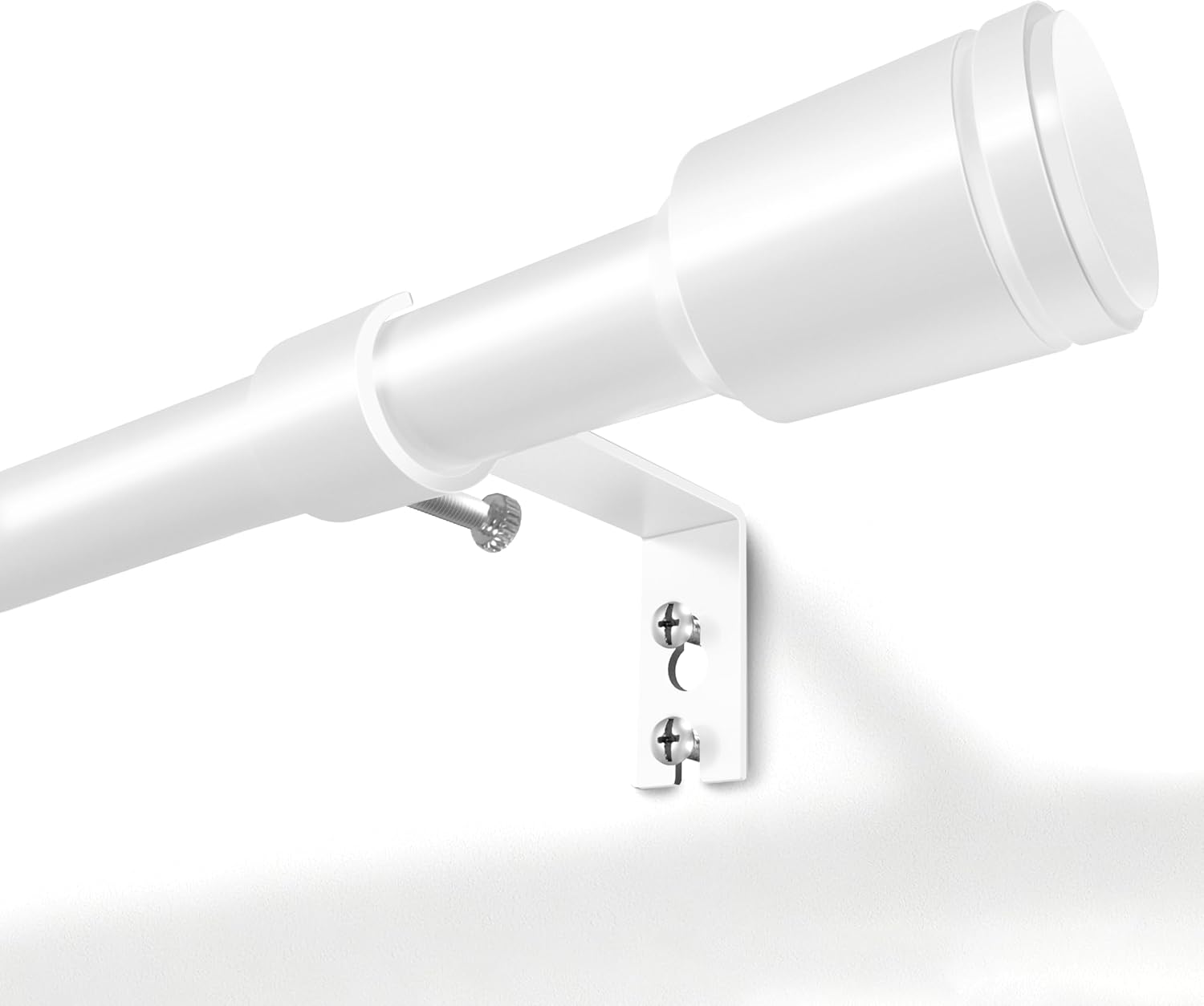 Adjustable 5/8” Diameter Curtain Rods by [Brand Name] | 30-120 Inch for Windows with Brackets