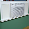 Window Air Conditioner Side Insulated Panel, WinterSummer Winter Heat and Draft Insulating,Insulation Foam Material,Equipped with 4 edge banding strips EVA2P (WHITE)