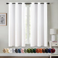 MIULEE Room Darkening Curtains - Thermal Insulated Grommet Drapes for Light Blocking | 40 x 45 Inches, 2 Panels
