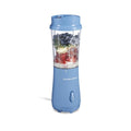 Hamilton Beach Portable Blender for Shakes and Smoothies, 14 Oz BPA Free Travel Cup & Lid, Durable Stainless Steel Blades, Personal Smoothie Blender, Tranquil Blue (51172)