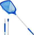 Skiennix Hot Tub Skimmer Net - 13'' Aluminum Pole with Ultra Fine Mesh for Efficient Leaf & Debris Cleaning