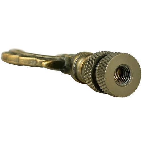 Royal Designs, Inc. Decorative Laurel Wreath Finial for Lamp Shade, Antique Brass - Pack of 2