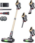 RENDOW Cordless Vacuum Cleaner - Powerful 550W, 65-Minute Runtime, LED Display | Ideal for Pet Hair & Hard Floors