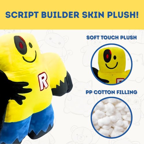 Forsaken Script Builder Plush - 10 Inch Soft Gaming Plushie | Perfect Collectible for Gamers & Streamers