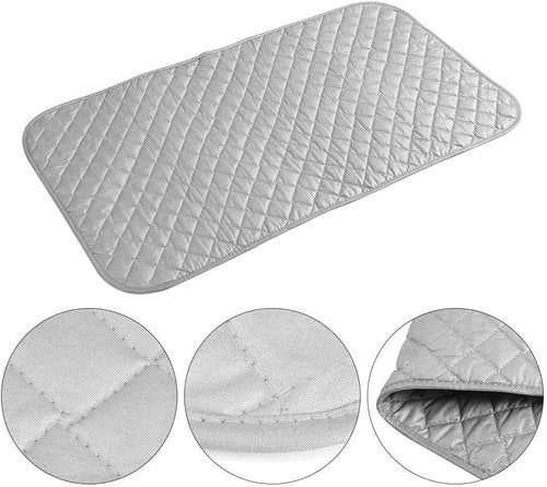 BORDSTRACT Portable Ironing Pad, Foldable Ironing Pad Blanket Suitable for Washer Dryer Desktop Countertop Small Household Ironing Board