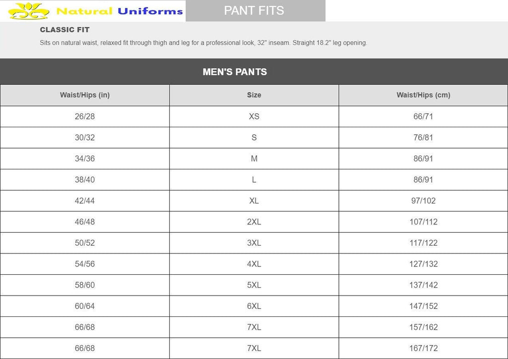Natural Uniforms Classic 6 Pocket Black Chef Pants with Multi-Pack Quantities Available (3, X-Large)
