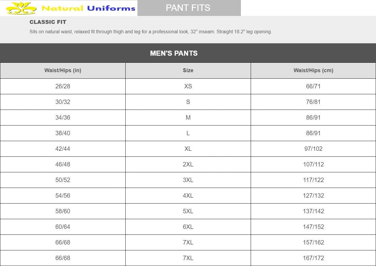 Natural Uniforms Classic 6 Pocket Black Chef Pants with Multi-Pack Quantities Available (3, X-Large)