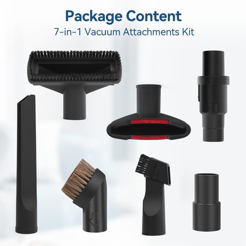 QRUIHC Vacuum Attachments Accessories Compatible with Shark Navigator NV360 NV352 NV356E, Rotator NV500 NV501,Rocket HV301 HV322 HV371 Series Upright Vacuum,1 1/4'' Vacuum Adapter Tools