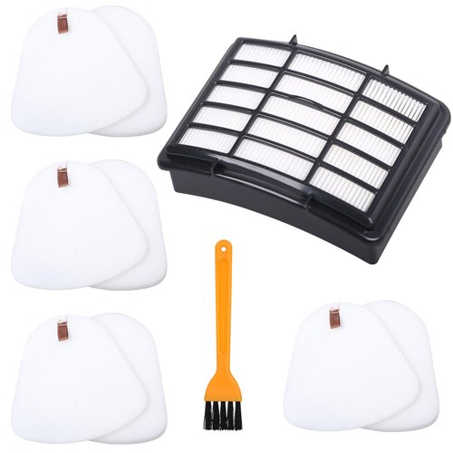 1 HEPA + 4 Foam &Felt Filters For Shark Vacuum Navigator Lift Away Filter Replacement NV350, NV351, NV352, NV355, NV356E, NV360, NV370, UV440, UV540, CU500 Replacement Parts XFF350 and XHF350