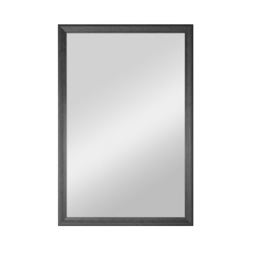 MCS 23x34.25 Lara Large Wall Mirror, Black Traditional Rectangle Mirror, Vertical & Horizontal Wall Hanging Mirror for Bathroom, Bedroom, Entryway & Livingroom