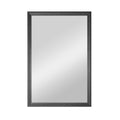 MCS 23x34.25 Lara Large Wall Mirror, Black Traditional Rectangle Mirror, Vertical & Horizontal Wall Hanging Mirror for Bathroom, Bedroom, Entryway & Livingroom