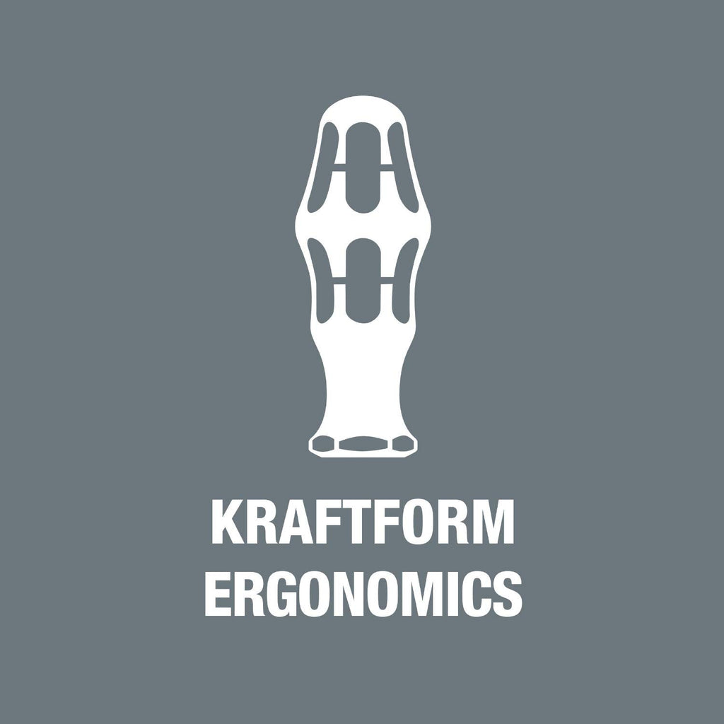 Wera Kraftform 392 Hexagon Screwdriver - Flexible Shaft with 1/4" Head & 177mm Blade Length